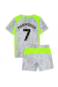 Manchester City Omar Marmoush #7 Jalkapallovaatteet Lasten Kolmas peliasu 2025-26 Lyhythihainen (+ Lyhyet housut)